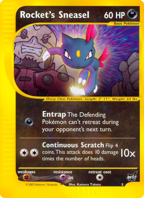 Rocket’s Sneasel 5/9 Best of game