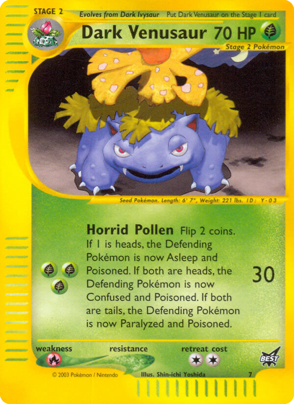 Dark Venusaur 7/9 Best of game