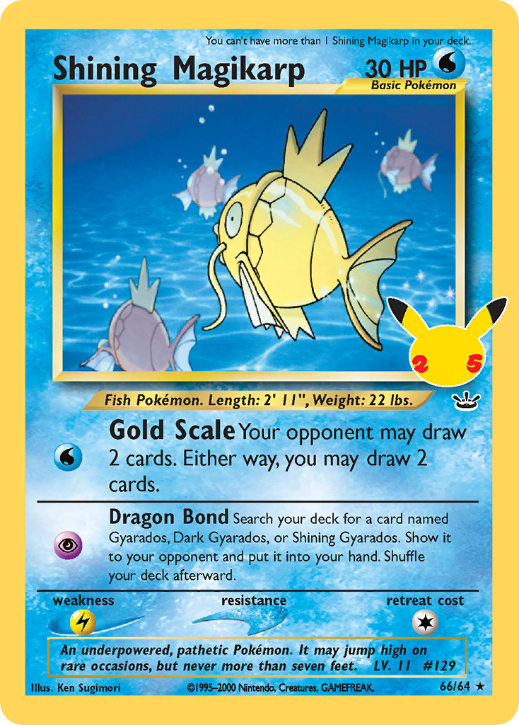 Shining Magikarp CC010 Celebrations Classic Collection