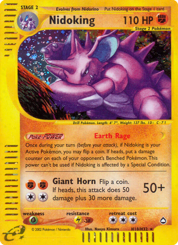 Nidoking H18 Aquapolis