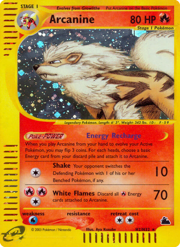 Arcanine H02 Skyridge