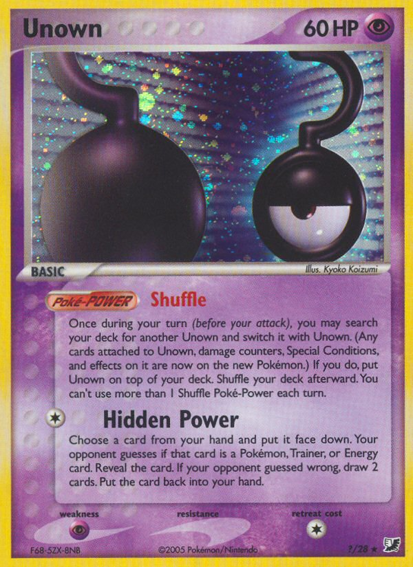 Unown %3F Unseen Forces Unown Collection