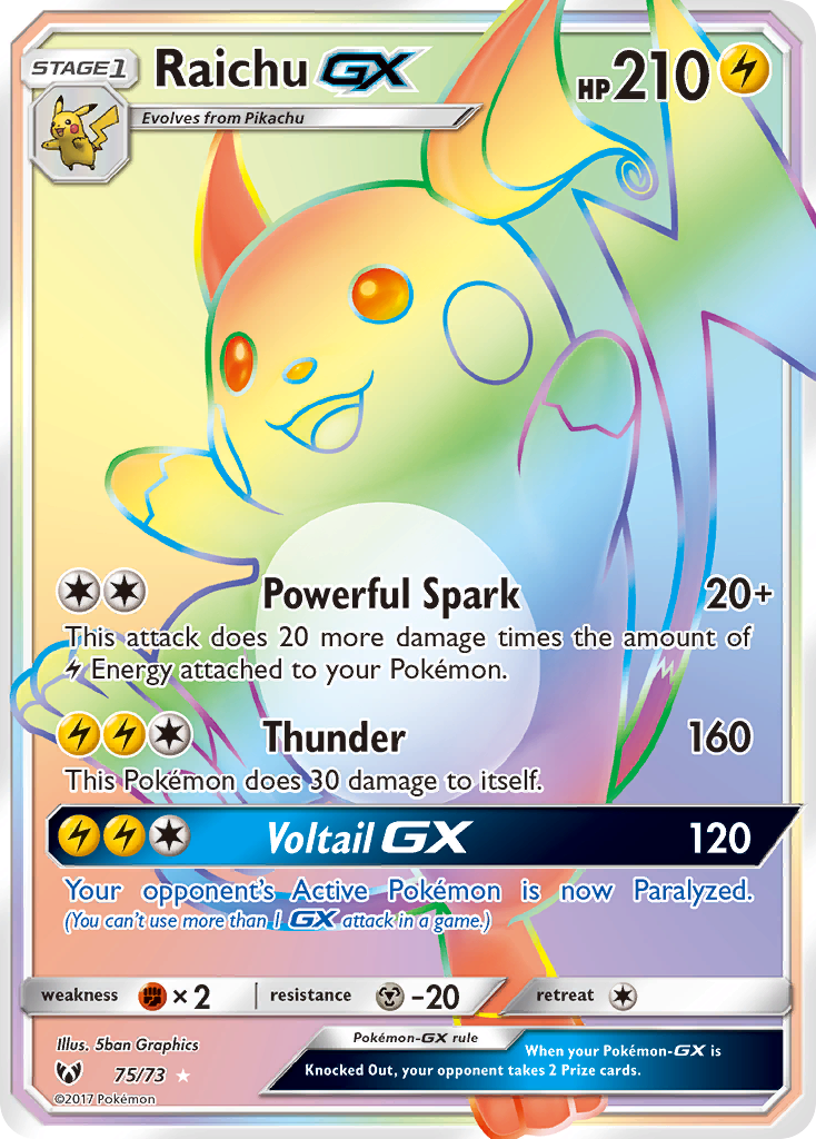 Raichu GX 75/73 Shining Legends