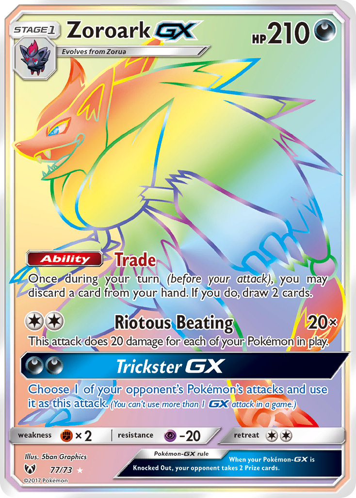 Zoroark GX 77/73 Shining Legends