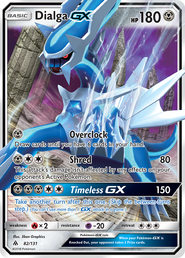 Dialga GX 82/131 Forbidden Light
