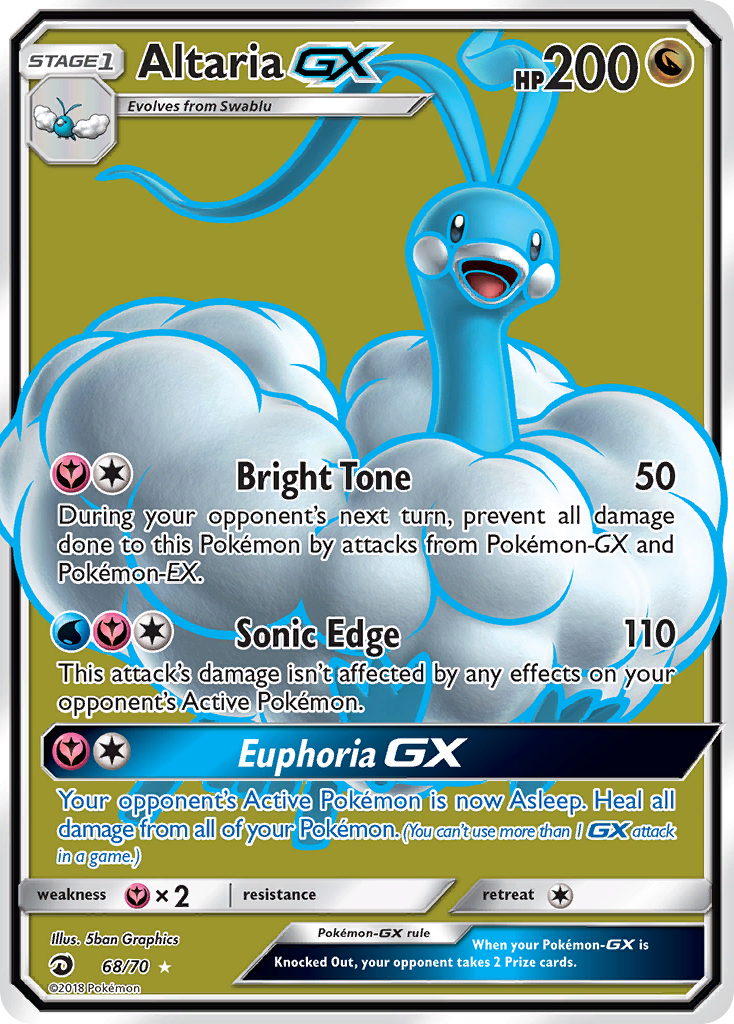 Altaria GX 68/70 Dragon Majesty