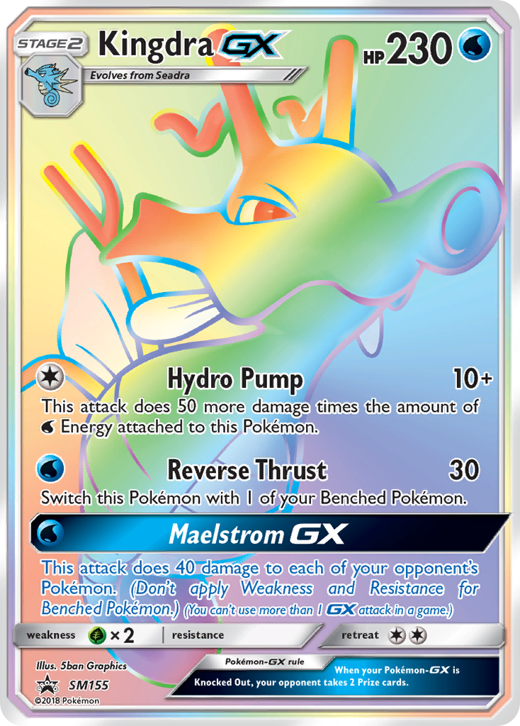Kingdra GX SM155 SM Black Star Promos