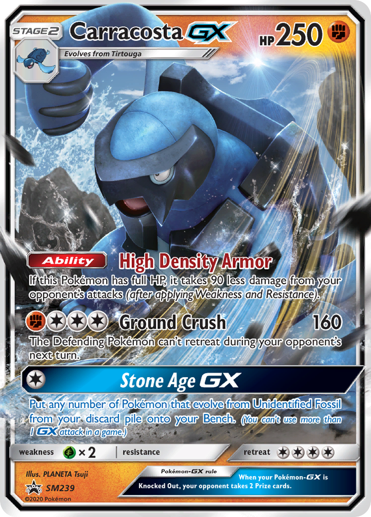 Carracosta GX SM239 SM Black Star Promos