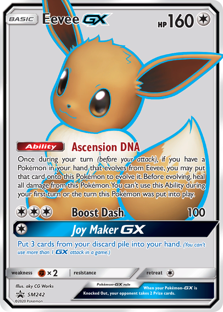 Eevee GX SM242 SM Black Star Promos