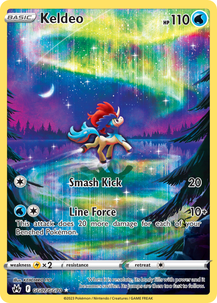 Keldeo GG07 Crown Zenith Galarian Gallery