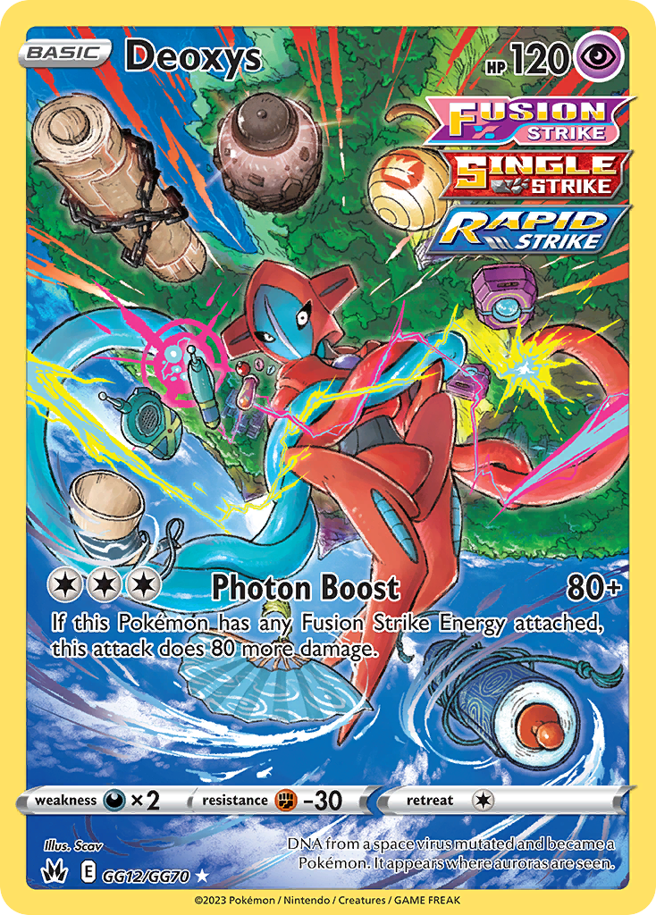 Deoxys GG12 Crown Zenith Galarian Gallery