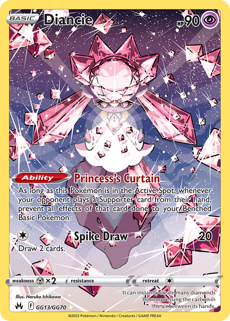 Diancie GG13 Crown Zenith Galarian Gallery