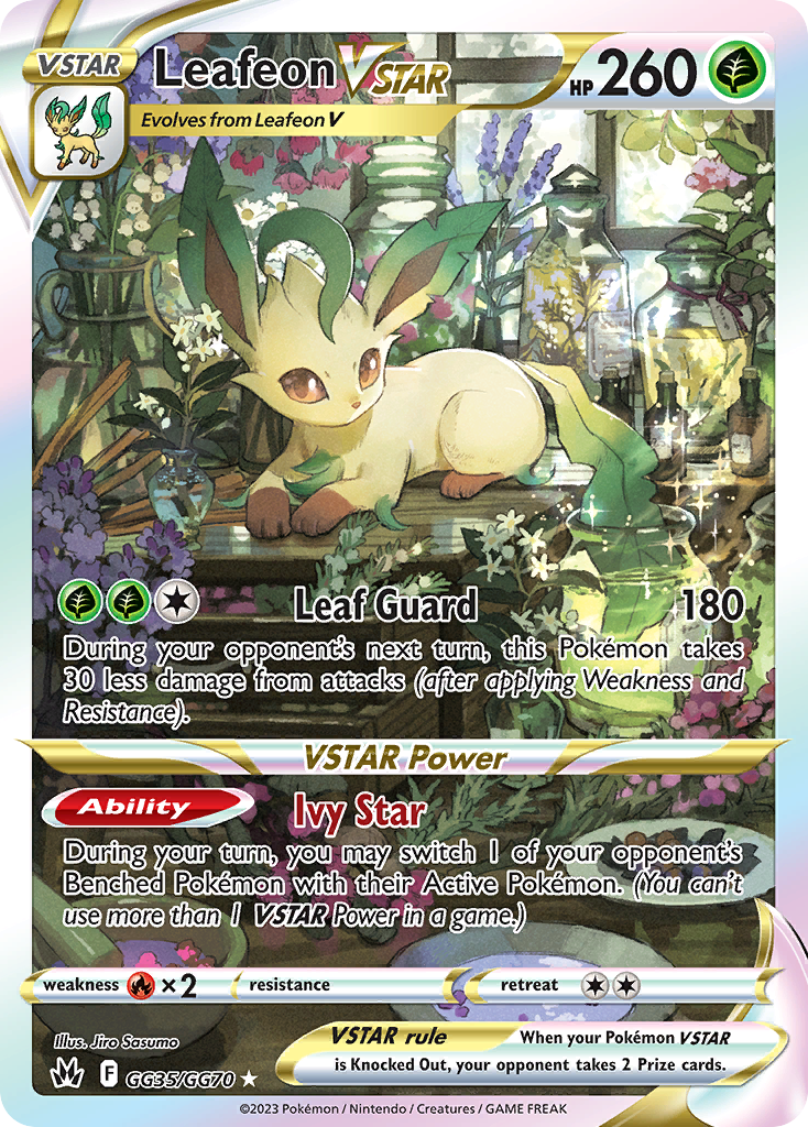 Leafeon VSTAR GG35 Crown Zenith Galarian Gallery