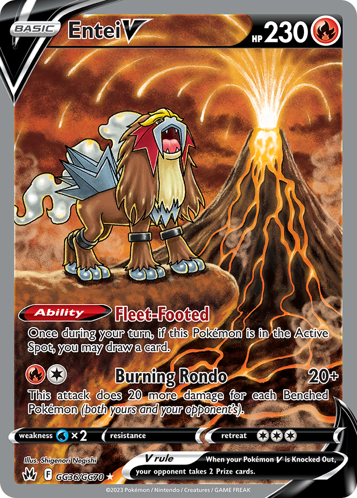 Entei V GG36 Crown Zenith Galarian Gallery