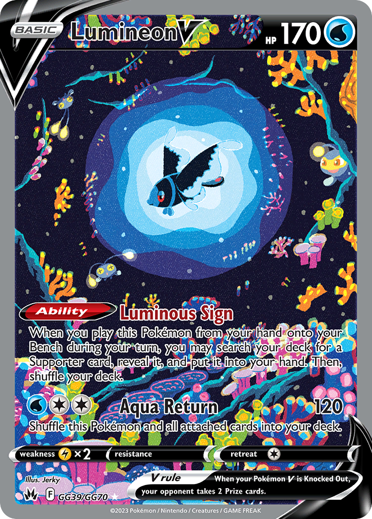 Lumineon V GG39 Crown Zenith Galarian Gallery