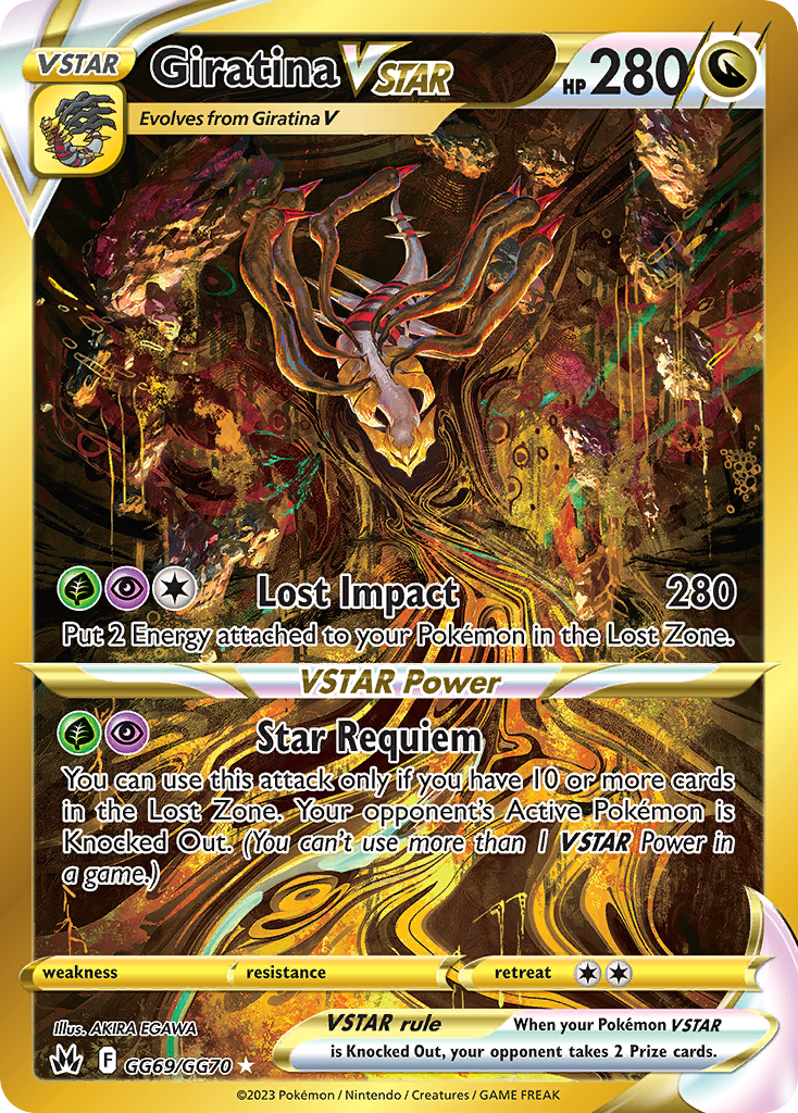 Giratina VSTAR GG69 Crown Zenith Galarian Gallery