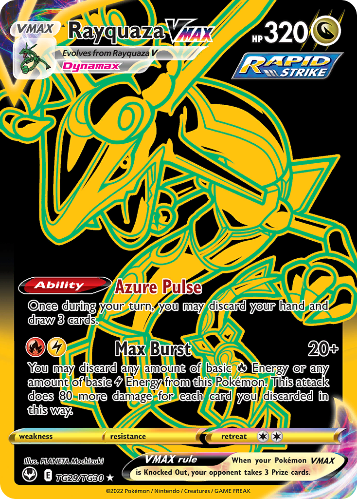 Rayquaza VMAX TG29 Silver Tempest Trainer Gallery