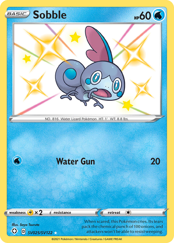 Sobble SV025 Shining Fates Shiny Vault