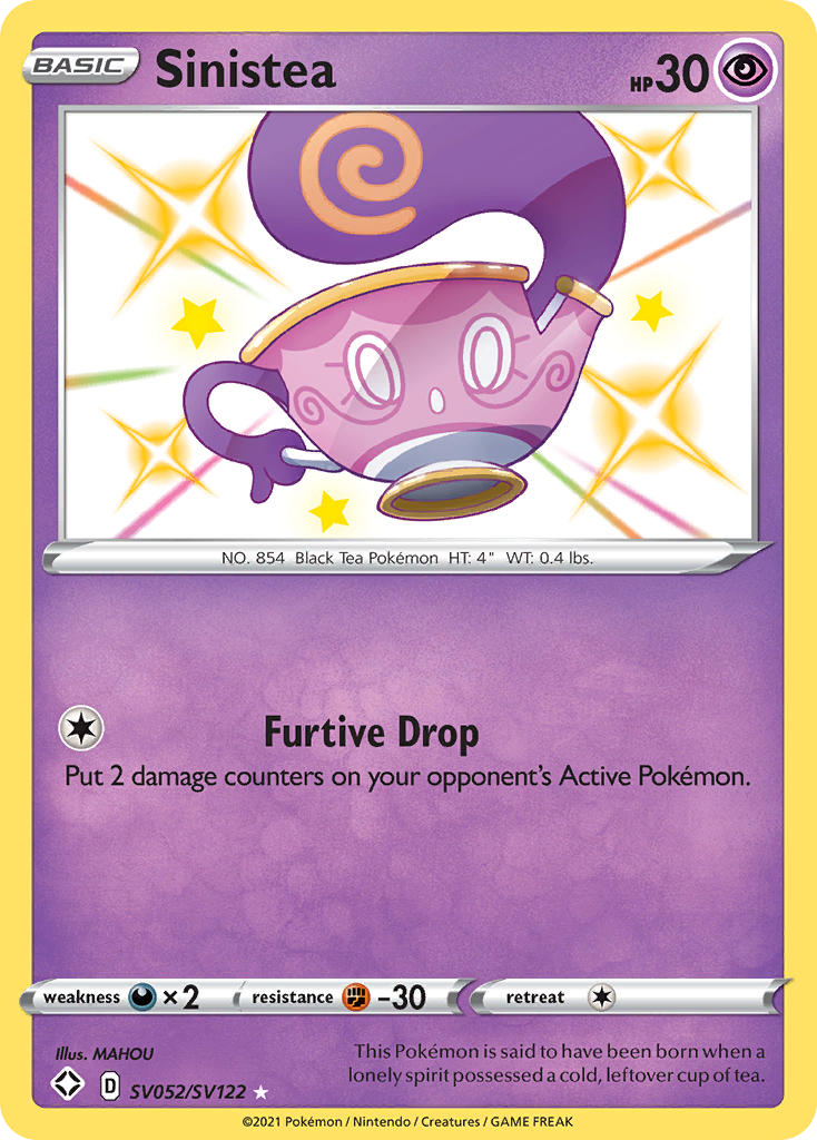 Sinistea SV052 Shining Fates Shiny Vault