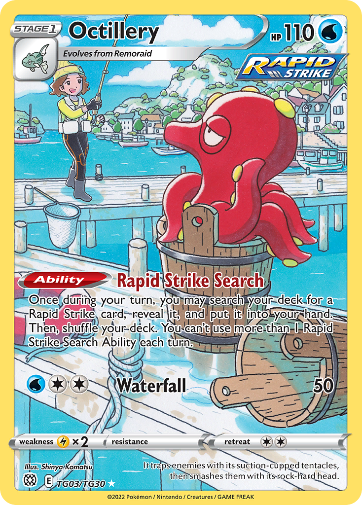 Octillery TG03 Brilliant Stars Trainer Gallery