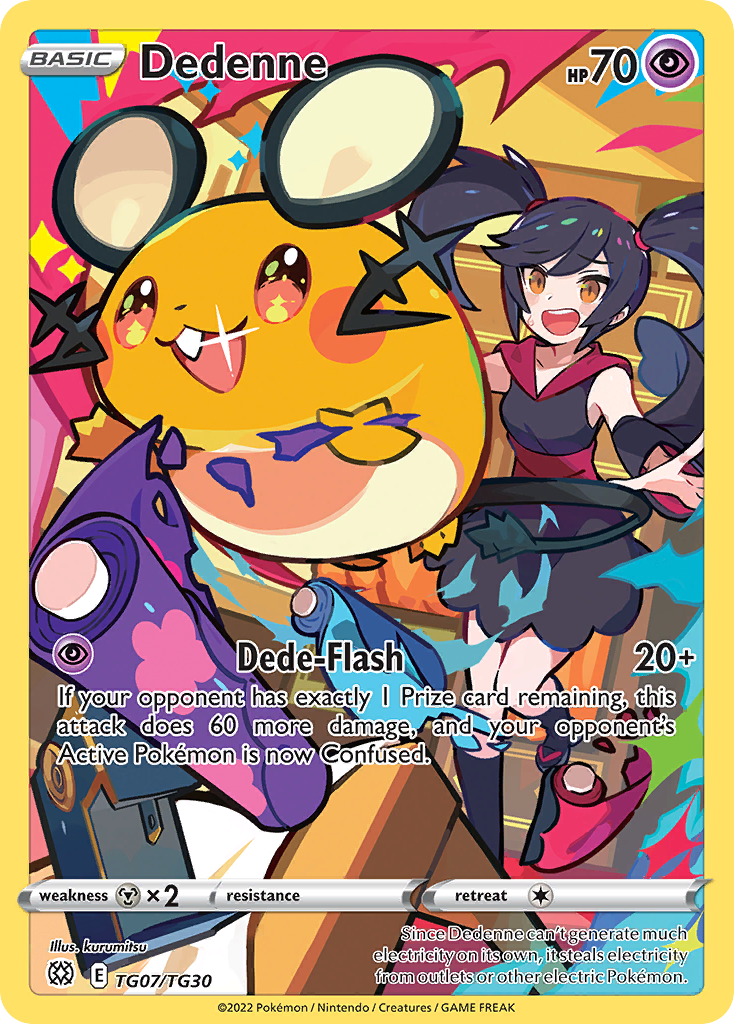 Dedenne TG07 Brilliant Stars Trainer Gallery