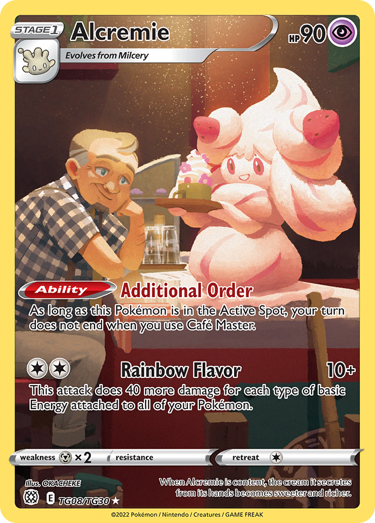 Alcremie TG08 Brilliant Stars Trainer Gallery