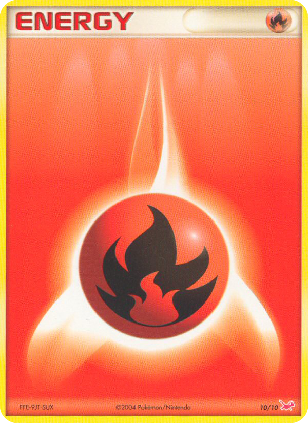 Fire Energy 10/10 EX trainer Kit (Latias)