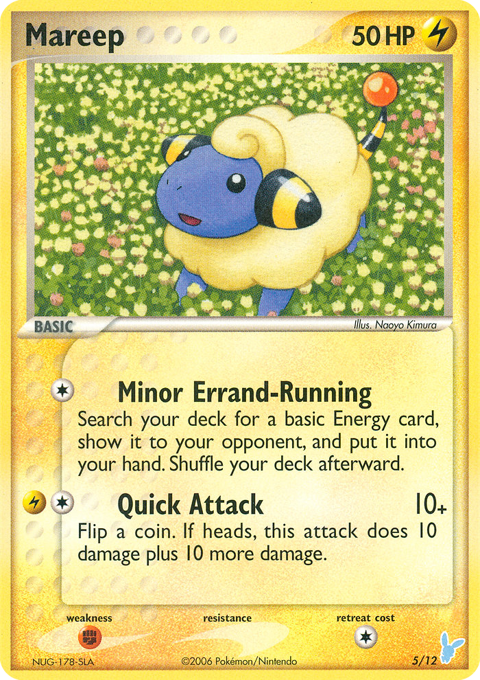 Mareep 5/12 EX trainer Kit 2 (Minun)