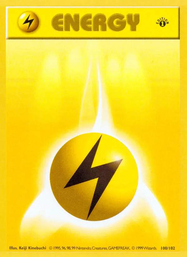 Lightning Energy 100/102 Base Set