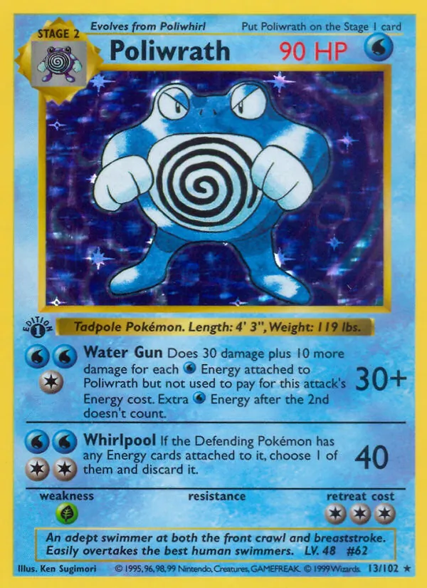 Poliwrath 13/102 Base Set