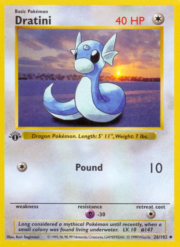 Dratini 26/102 Base Set