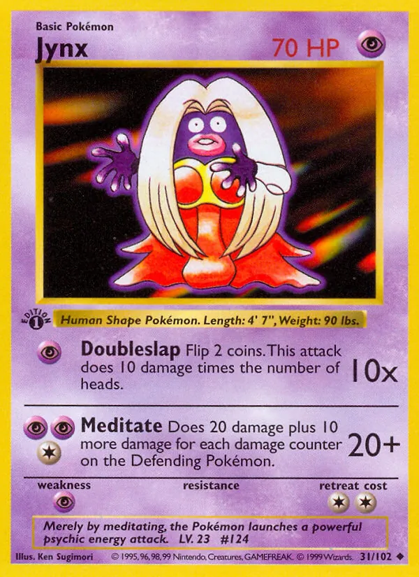 Jynx 31/102 Base Set