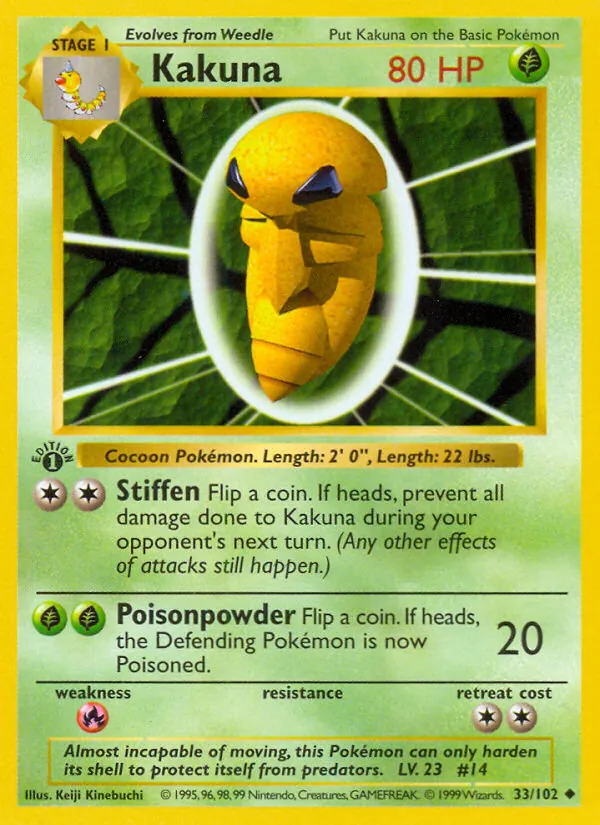 Kakuna 33/102 Base Set