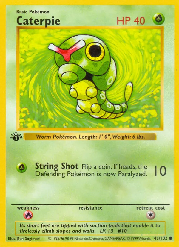 Caterpie 45/102 Base Set