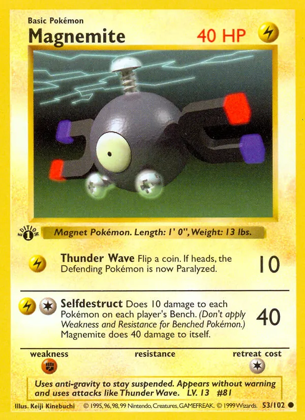 Magnemite 53/102 Base Set