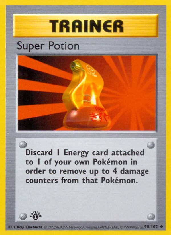 Super Potion 90/102 Base Set
