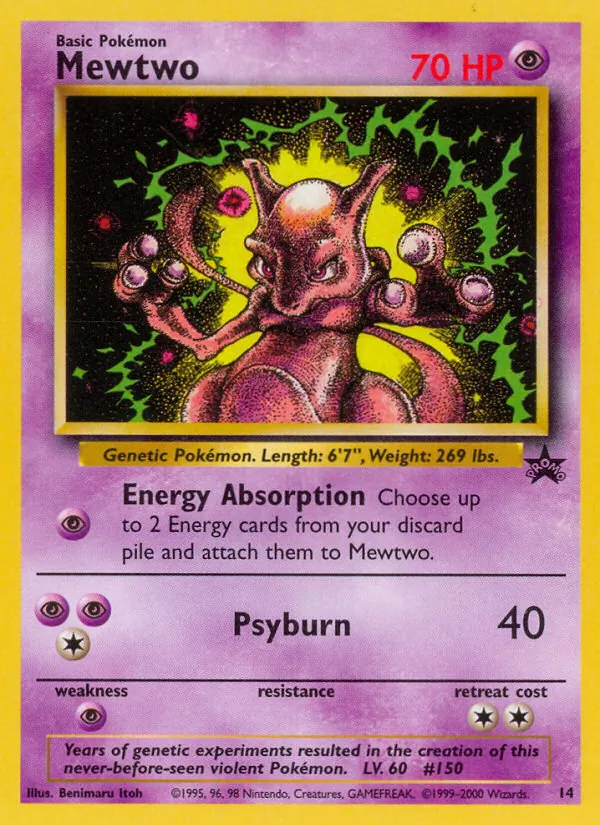 Mewtwo 14/53 Wizards Black Star Promos