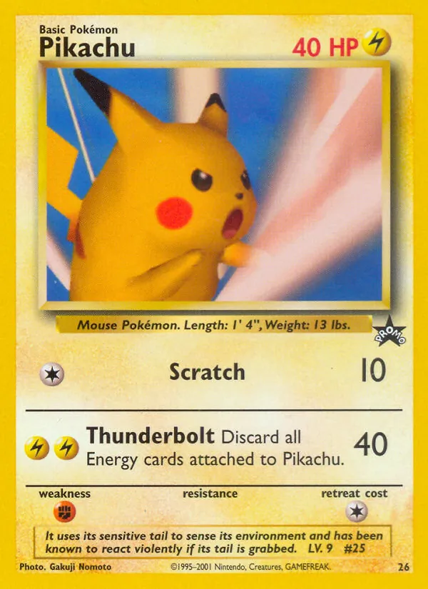 Pikachu 26/53 Wizards Black Star Promos