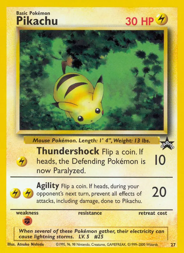 Pikachu 27/53 Wizards Black Star Promos