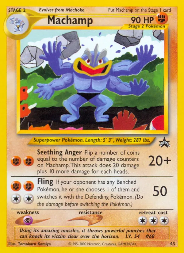 Machamp 43/53 Wizards Black Star Promos