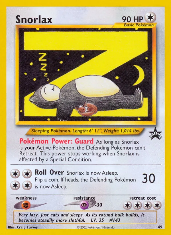Snorlax 49/53 Wizards Black Star Promos