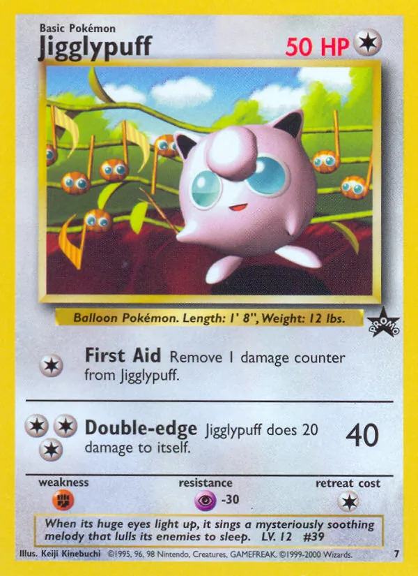 Jigglypuff 7/53 Wizards Black Star Promos