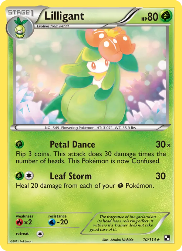 Lilligant 10/114 Black & White