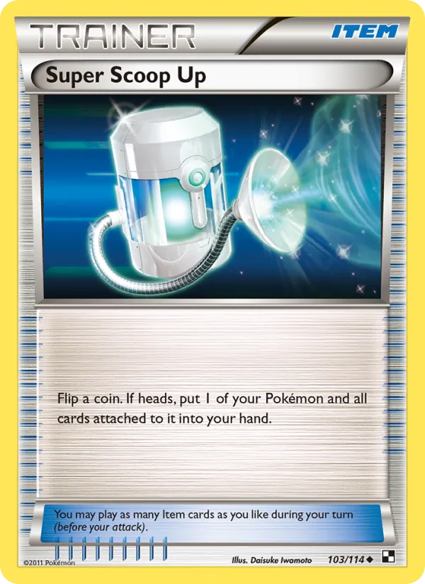 Super Scoop Up 103/114 Black & White