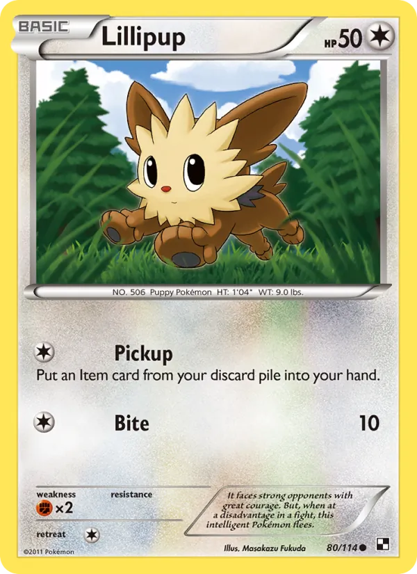 Lillipup 80/114 Black & White