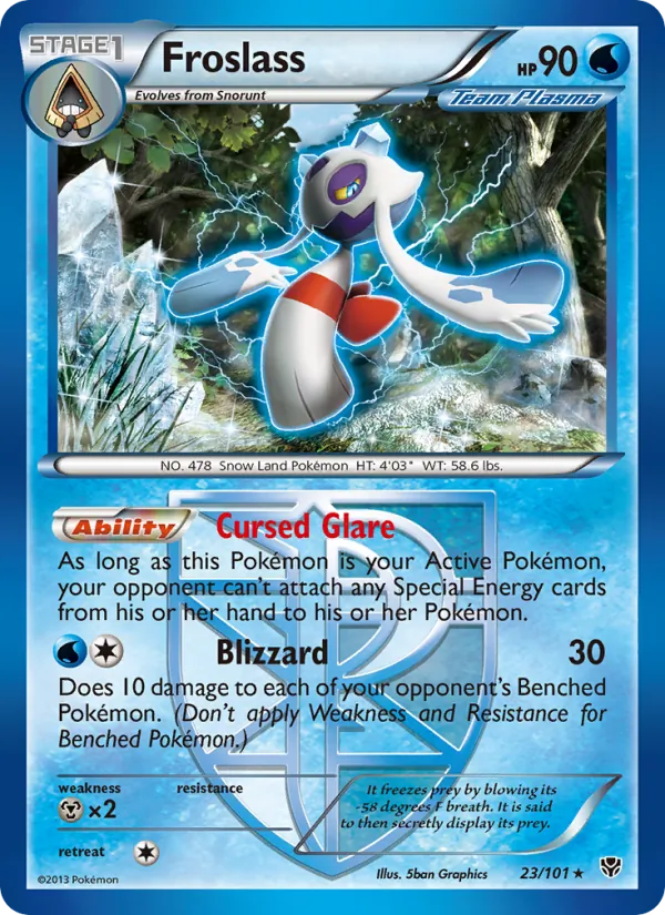 Froslass 23/101 Plasma Blast
