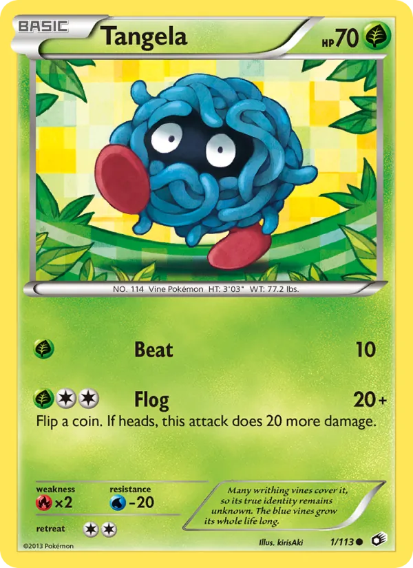 Tangela 1/113 Legendary Treasures