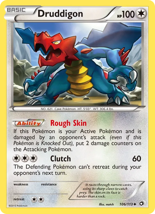 Druddigon 106/113 Legendary Treasures
