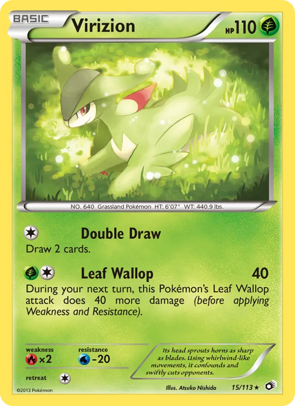 Virizion 15/113 Legendary Treasures