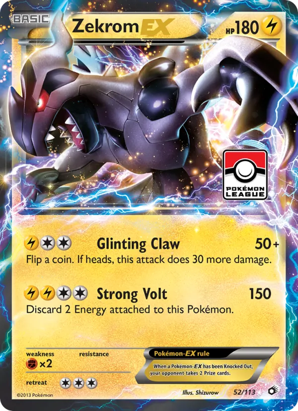 Zekrom-EX 52/113 Legendary Treasures